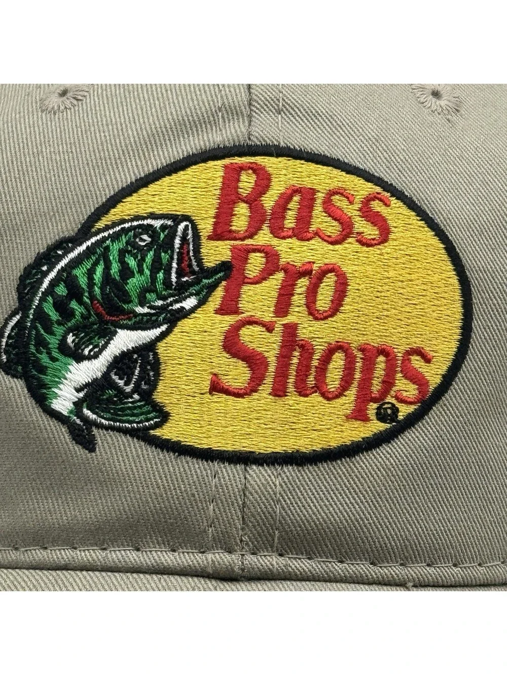 Bass Pro Shops Adjustable SnapBack Trucker Baseball Fishing Hat Mesh Authentic
